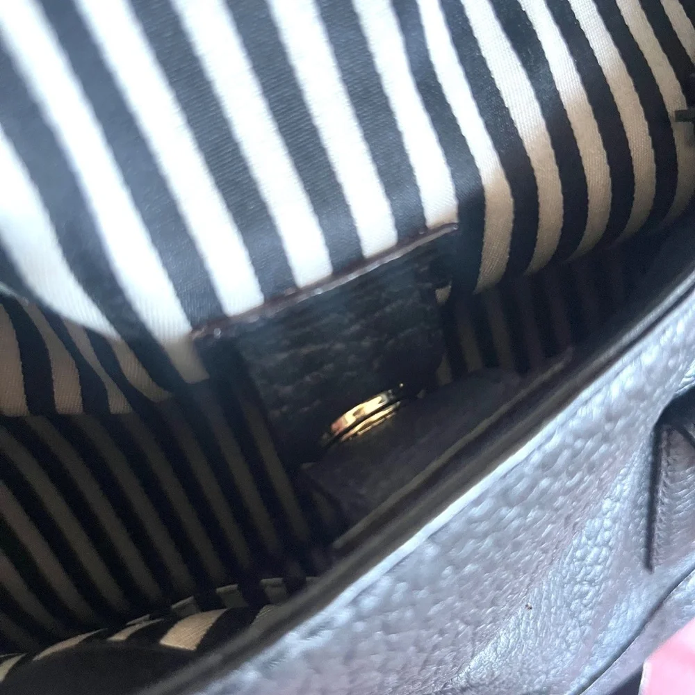 Like New Kate Spade Bag Black Leather Southport Avenue Carmen Convertible - Picture 7 of 8